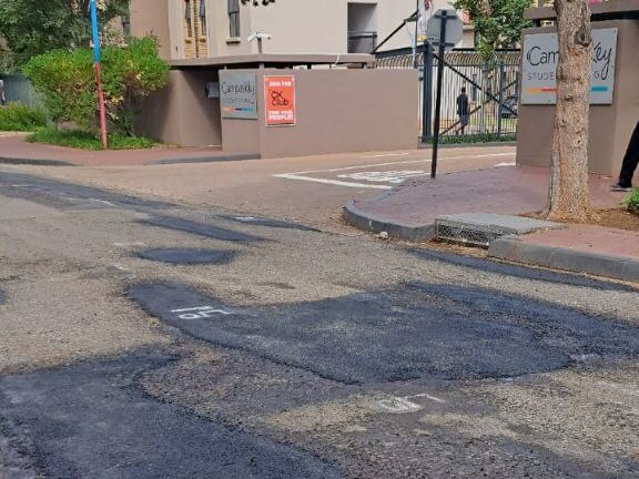 Logeman Street...
46 potholes and 9 patches repaired.