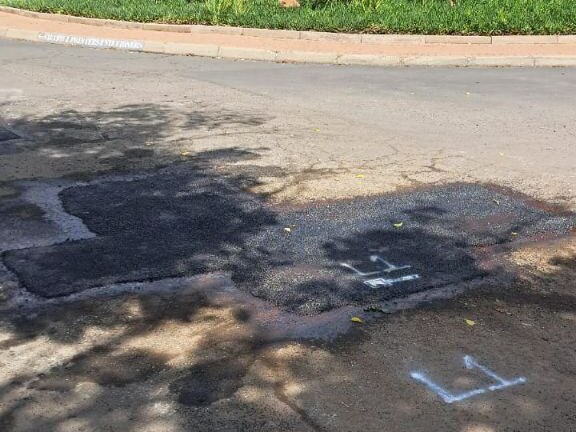 Logeman Street...
46 potholes and 9 patches repaired.