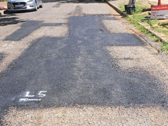 Logeman Street...
46 potholes and 9 patches repaired.
