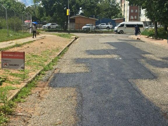 Logeman Street...
46 potholes and 9 patches repaired.
